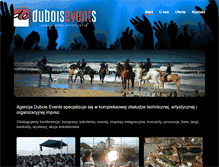 Tablet Screenshot of duboisevents.pl